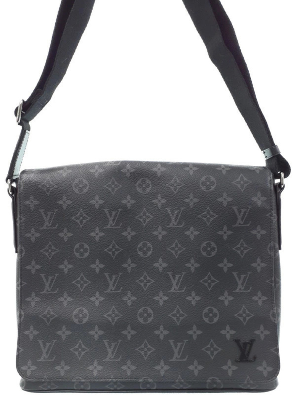 Louis Vuitton Monogram Eclipse Black District NM Shoulder Bag